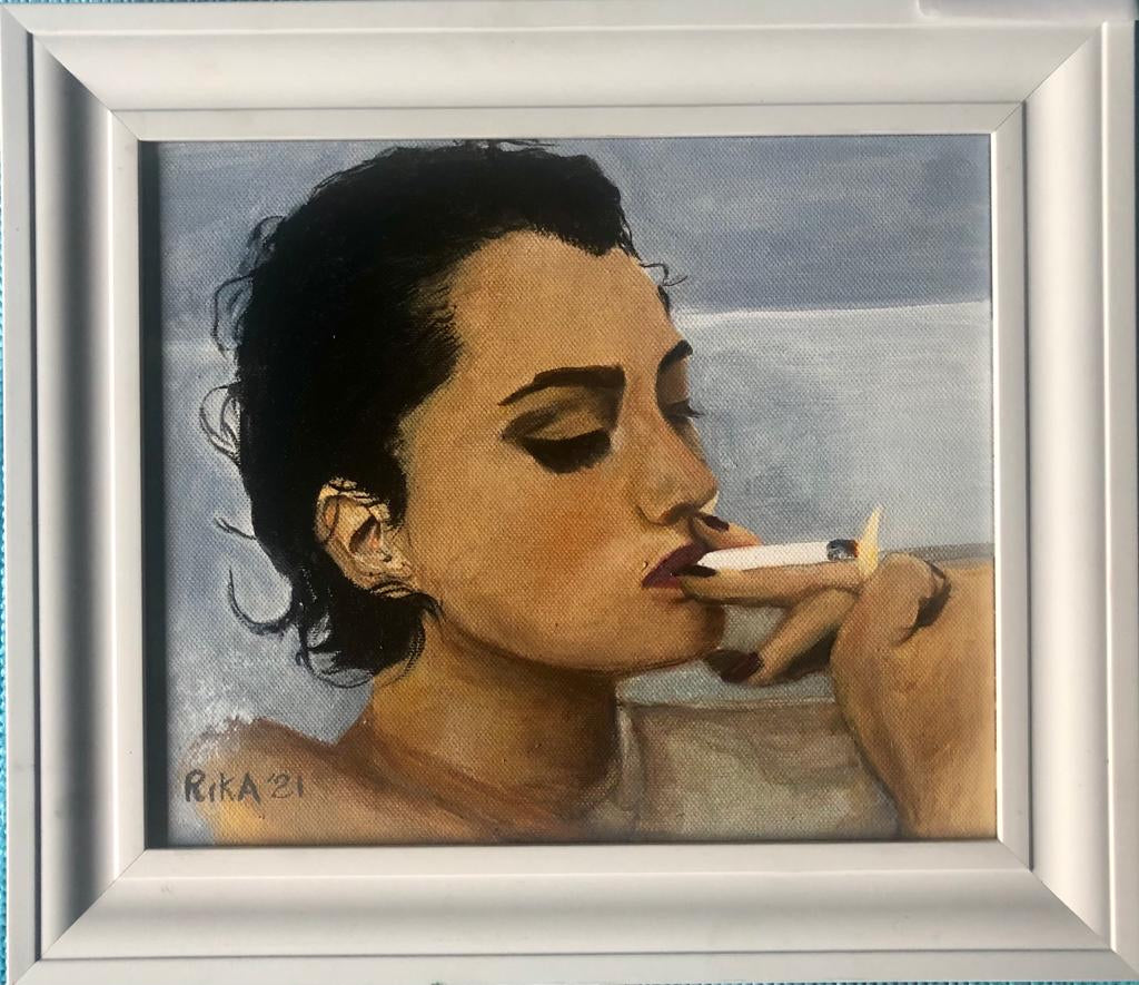 Madam Siga-ret by Rika (39x34cm)