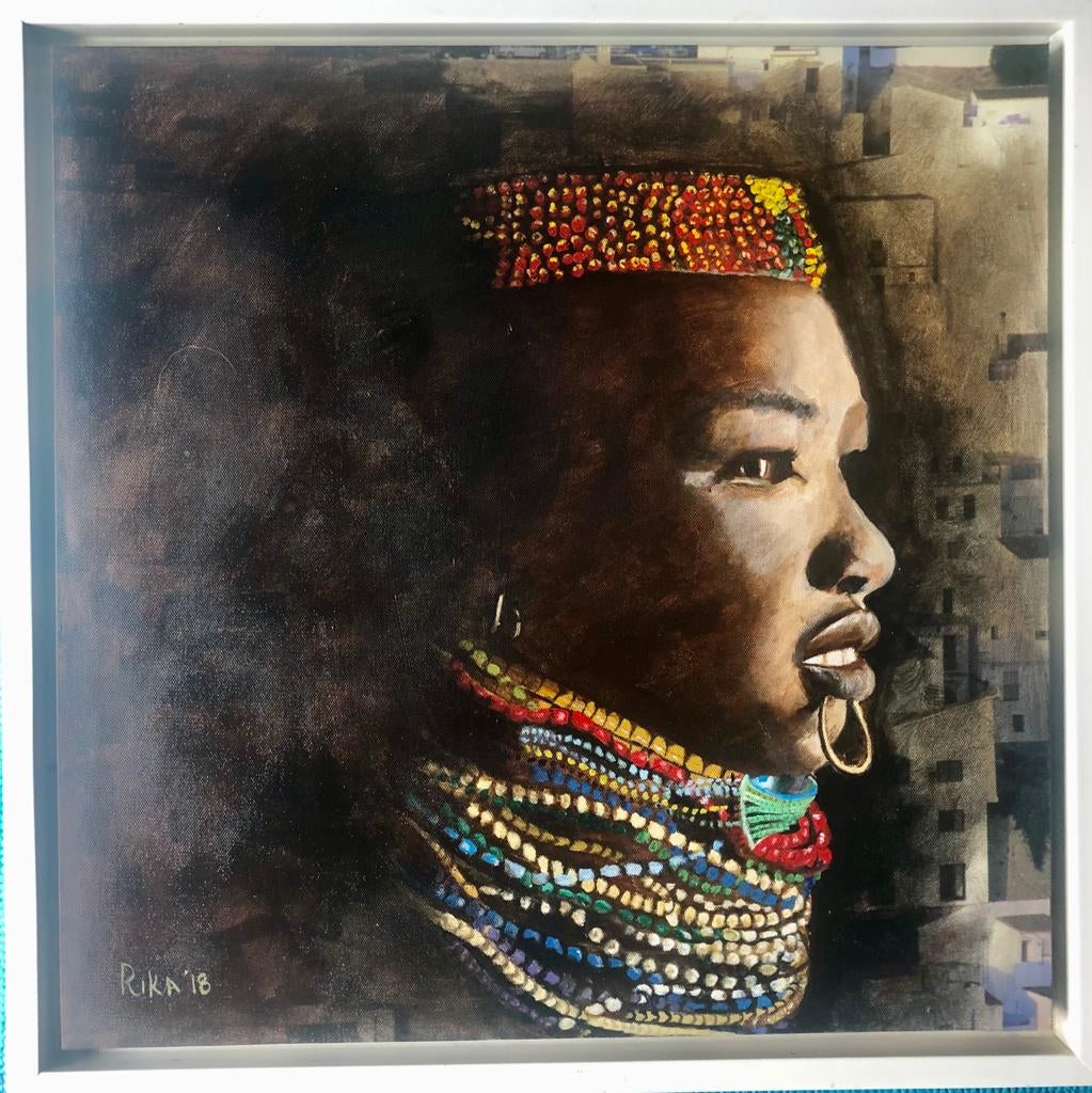 Beaded Beauty by Rika (60x40cm)