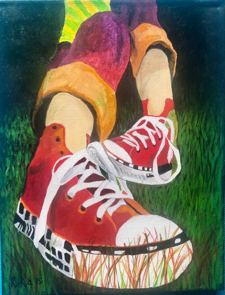 Tekkies by Rika (46x35cm)