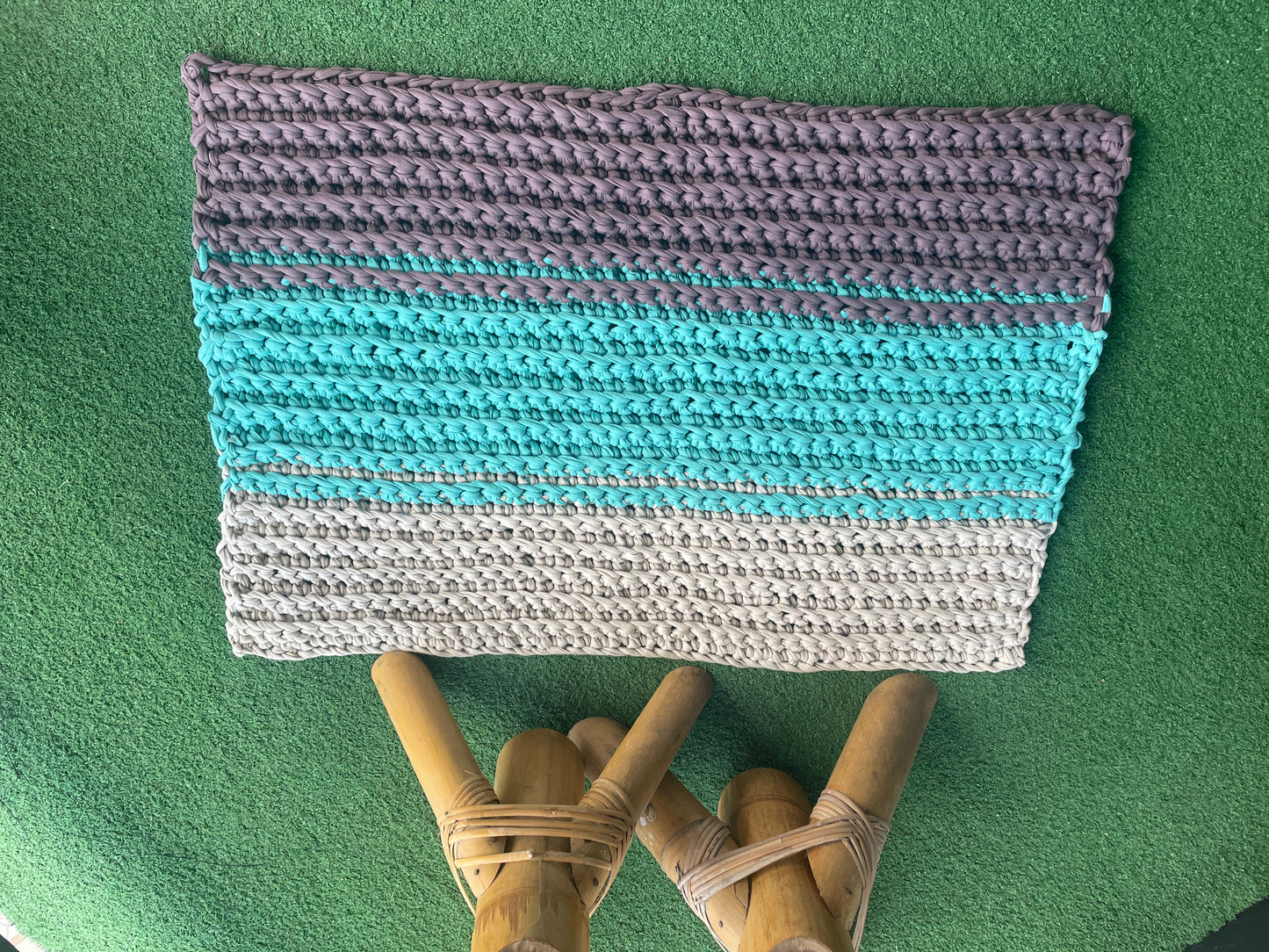 Bedside/bathroom T-shirt yarn (70x60cm)