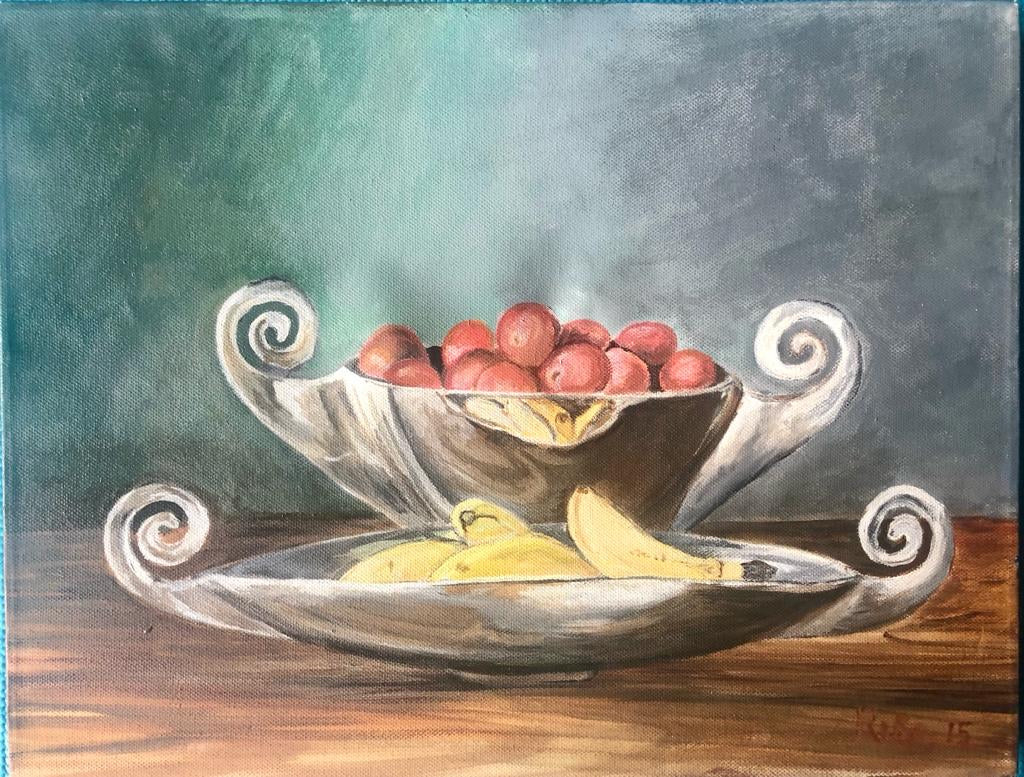 Fruit Table by Rika (46x36cm)