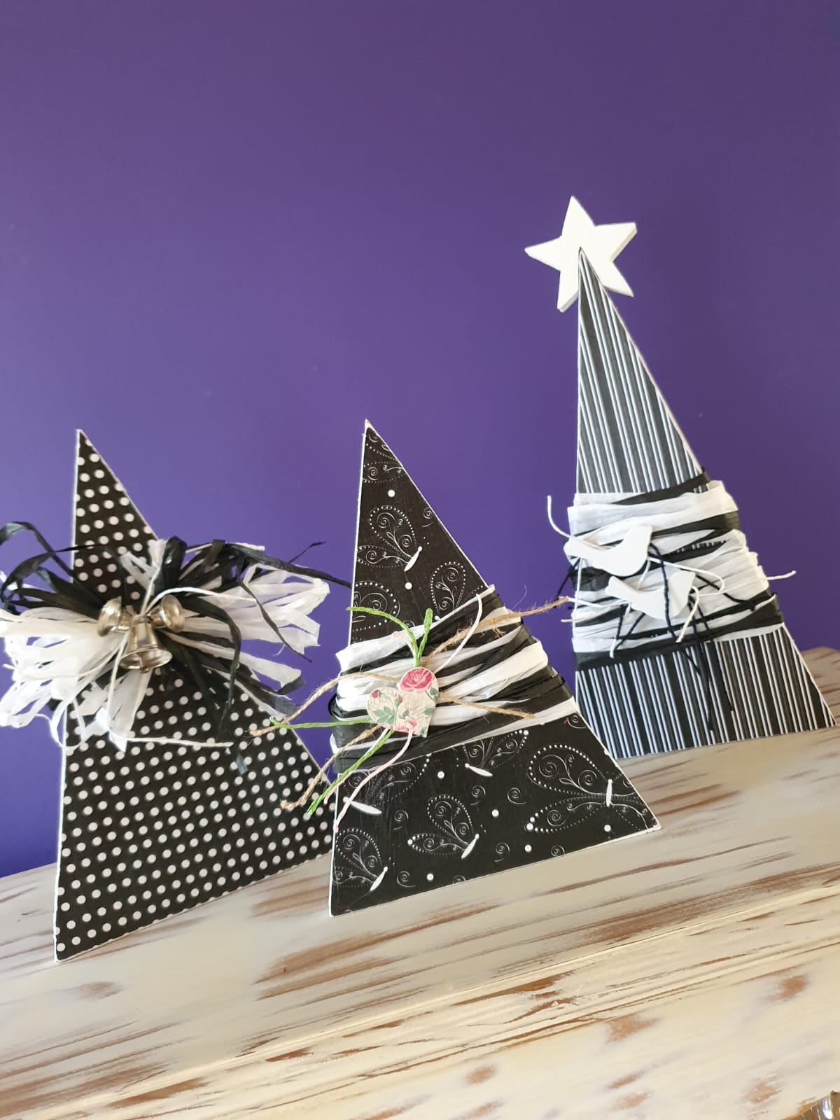 Xmas trees- Set of 3 (30, 27 and 23cm)