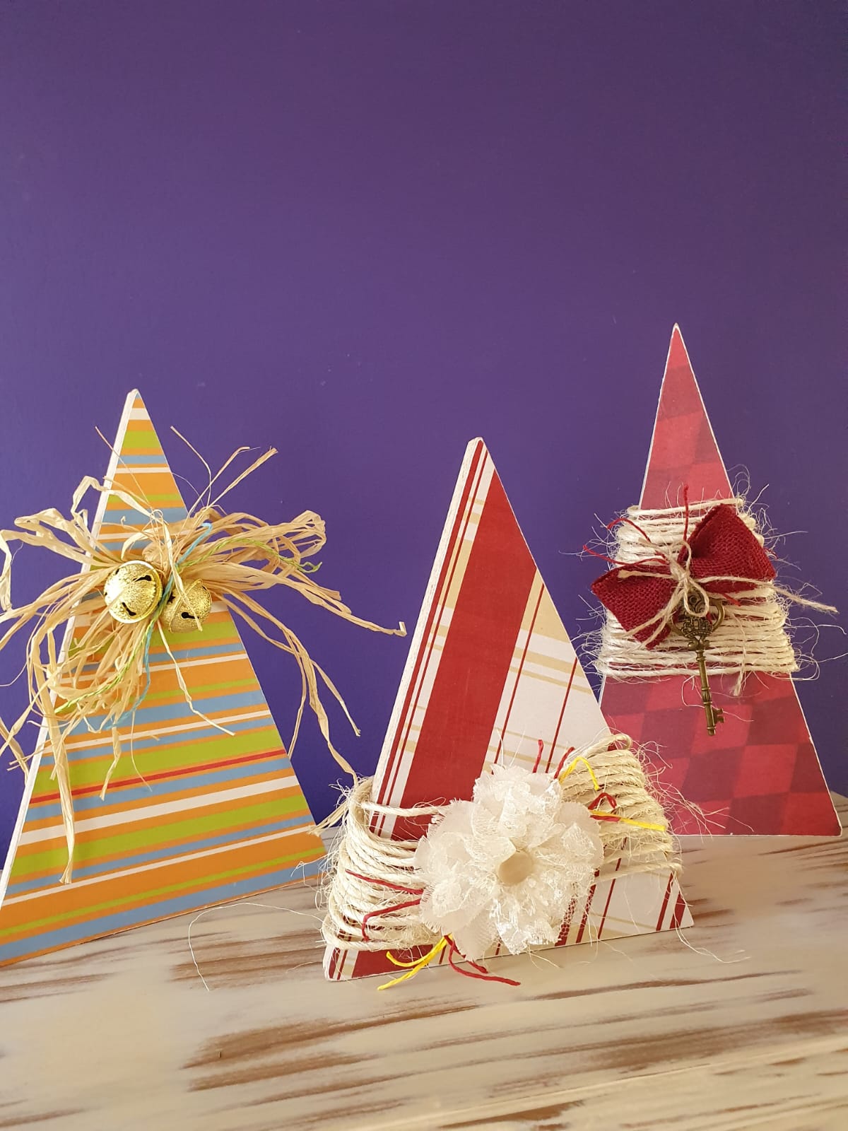 Xmas trees- Set of 3 (30, 27 and 23cm)
