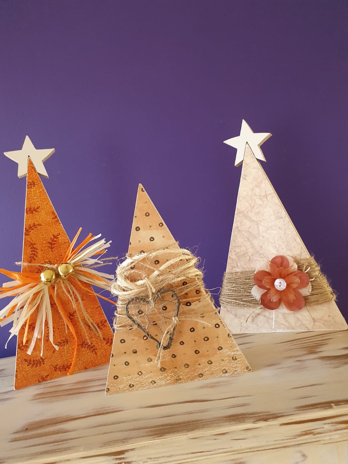 Xmas trees- Set of 3 (30, 27 and 23cm)