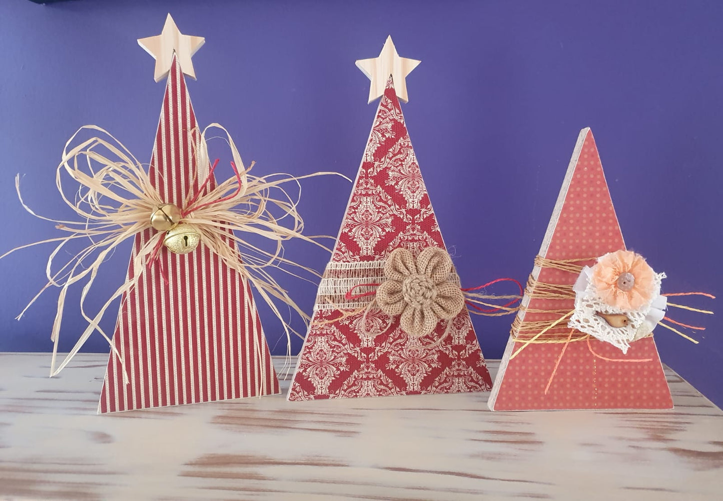 Xmas trees- Set of 3 (30, 27 and 23cm)