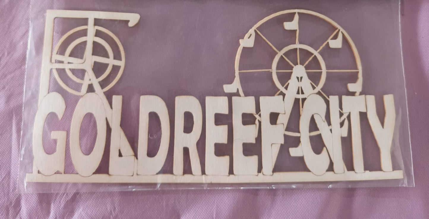 GOLD REEF CITY laser cutting