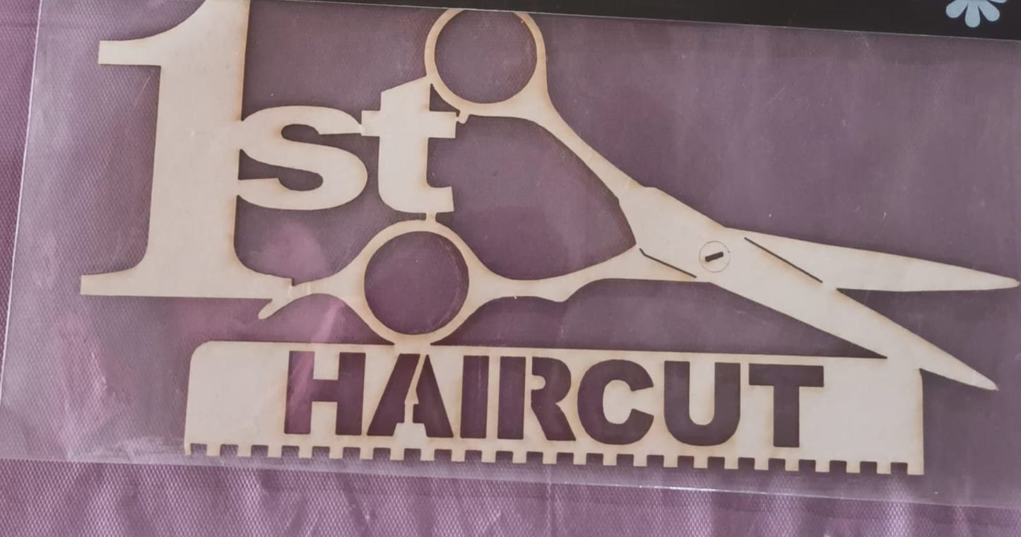 1st HAIRCUT laser cutting