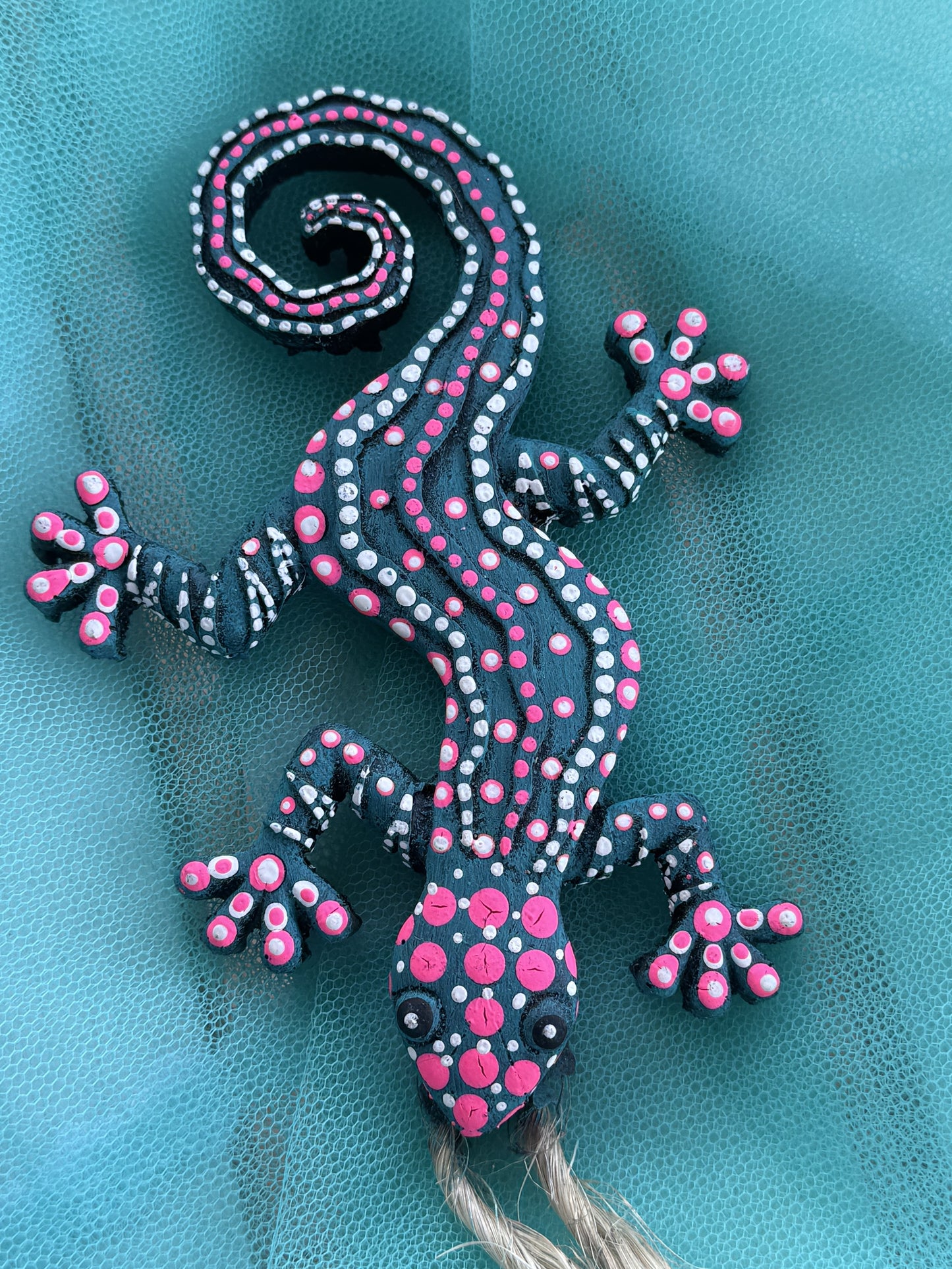 Colourful Gecko (16cm) decoration