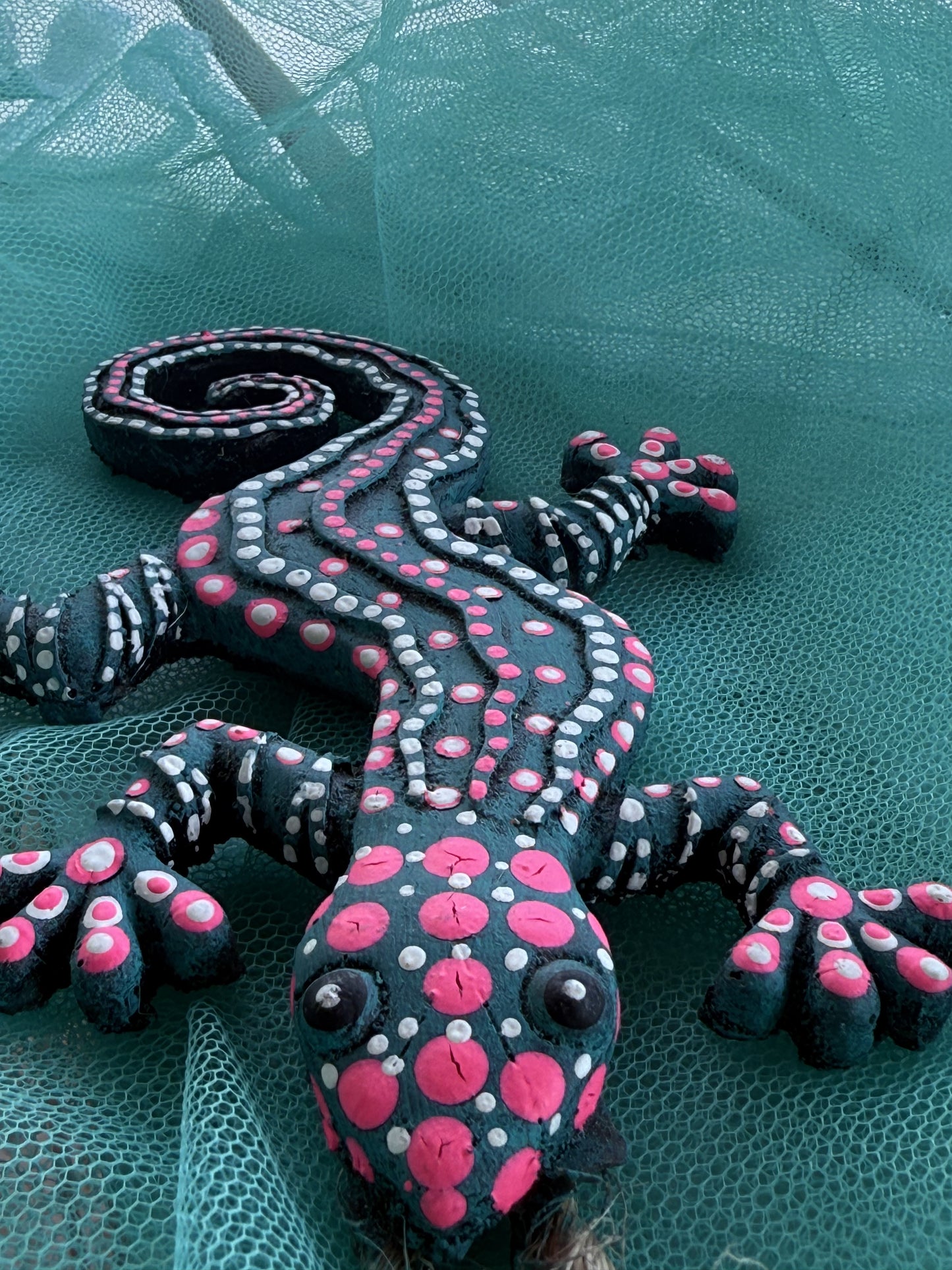 Colourful Gecko (16cm) decoration