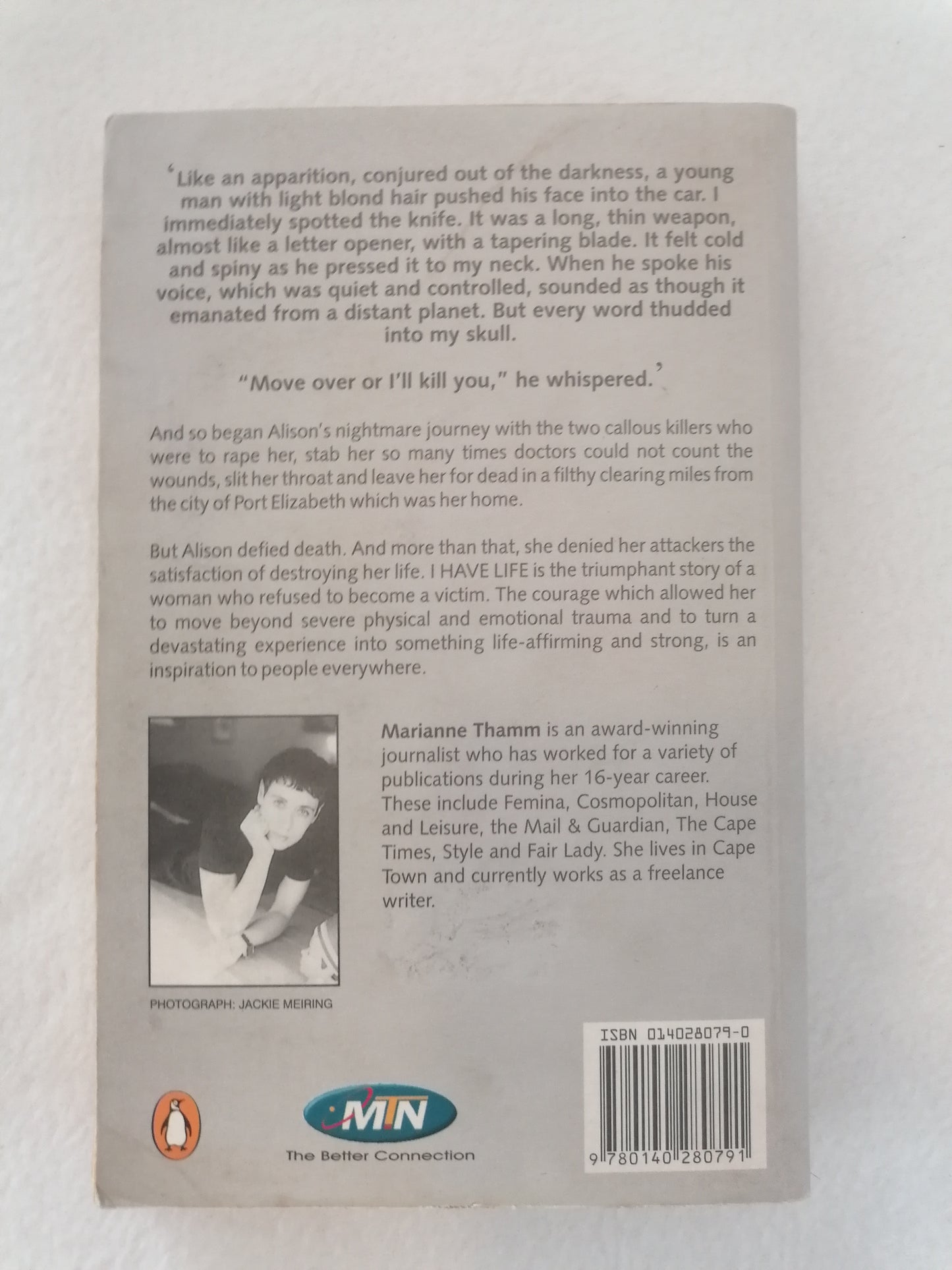 Marianne Thamm - I have life ( Alison's journey)