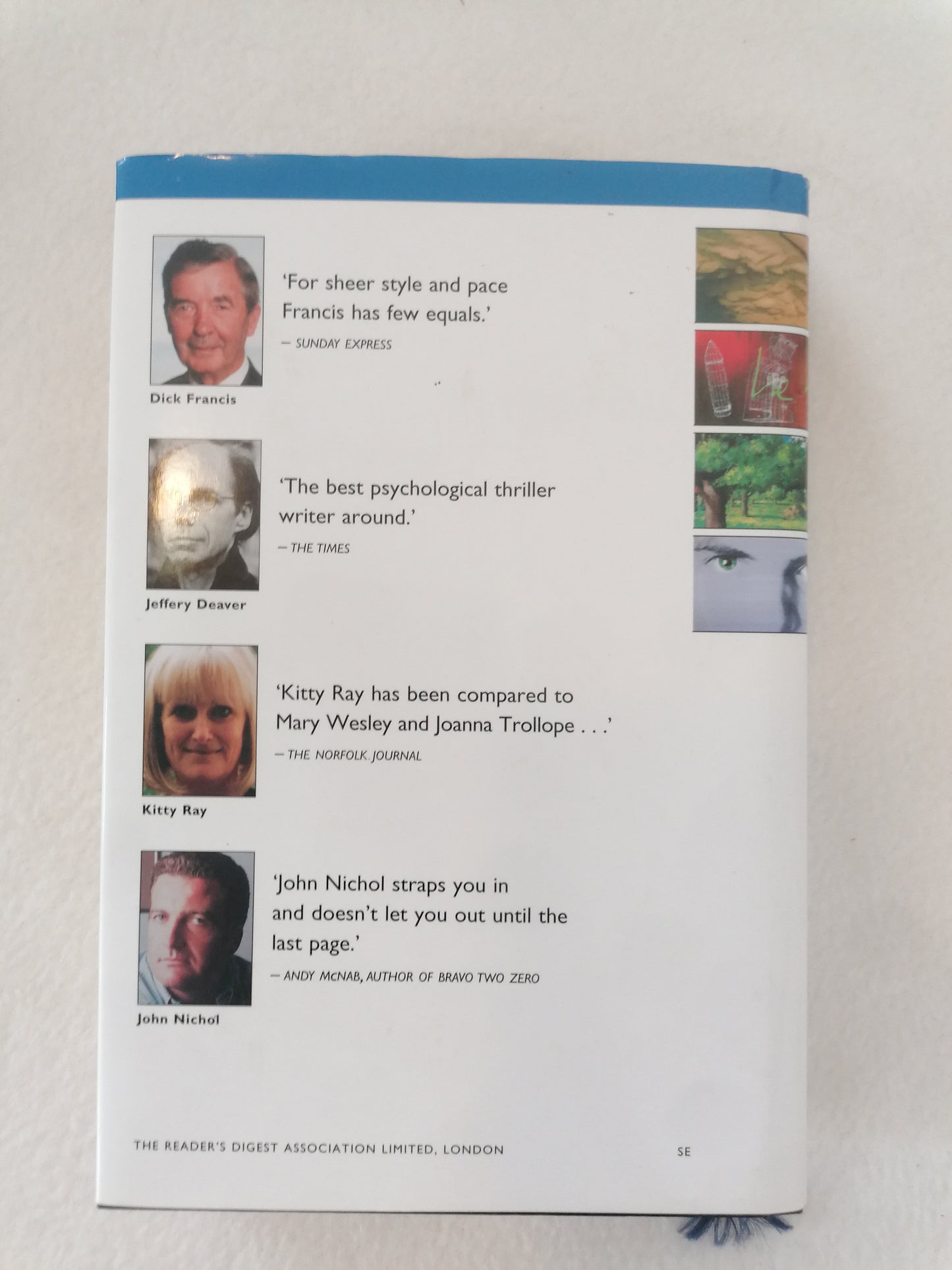 Reader's Digest Collection : Dick Francis - Second Wind, Jeffery Deaver - The Devil's Teardrop, Kitty Ray - A Peculiar Chemistry, John Nichol - Stinger