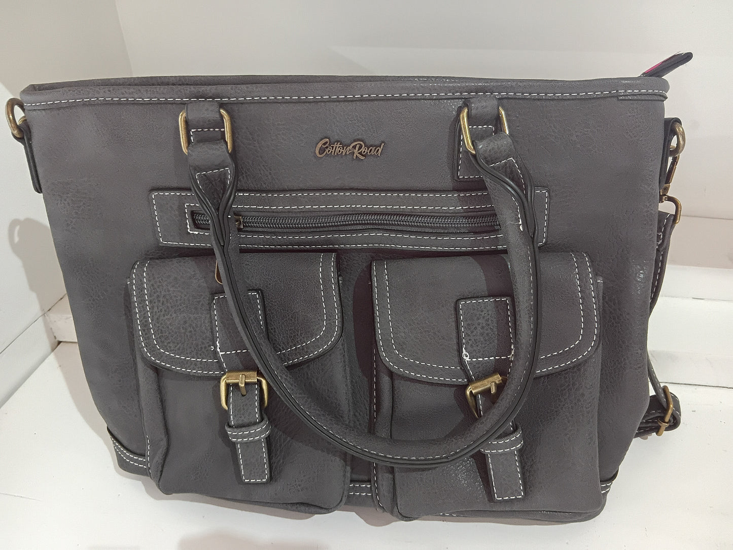 HANDBAG - GREY (COTTON ROAD)