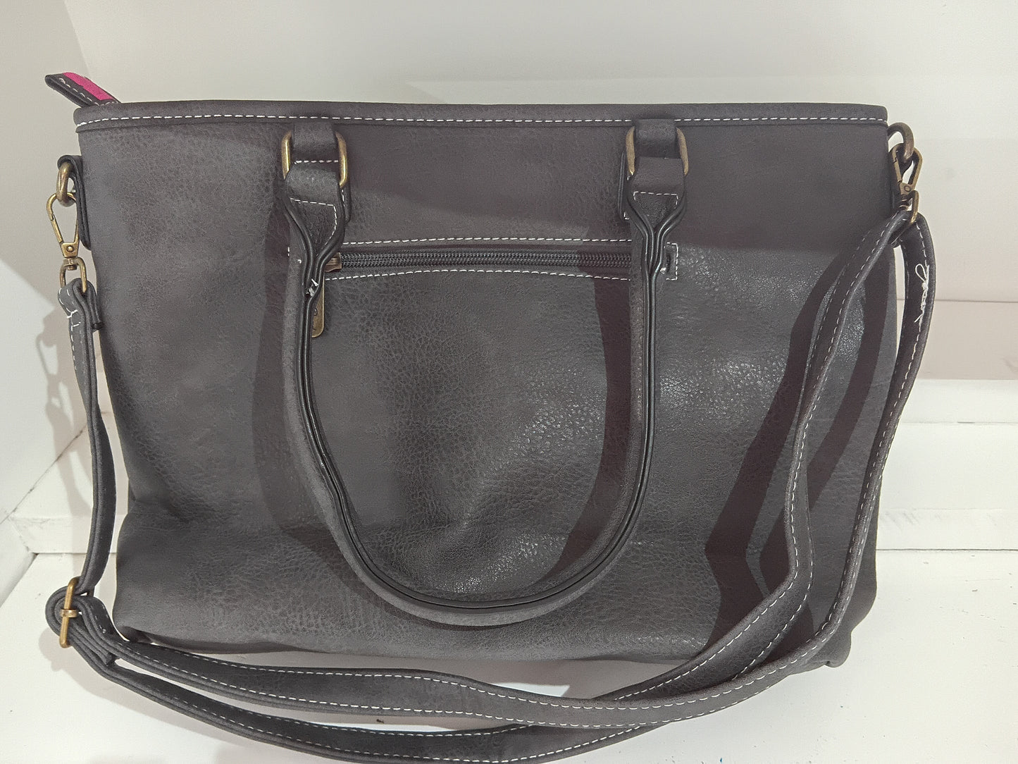 HANDBAG - GREY (COTTON ROAD)
