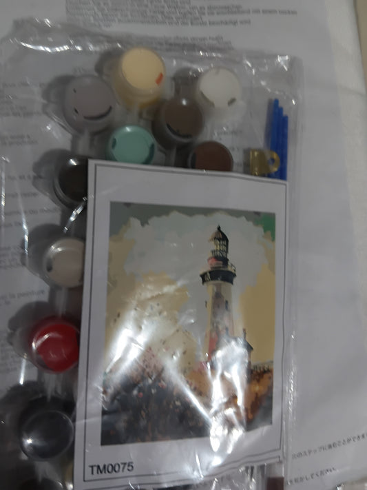 PAINT BY NUMBERS KIT (LIGHT HOUSE)