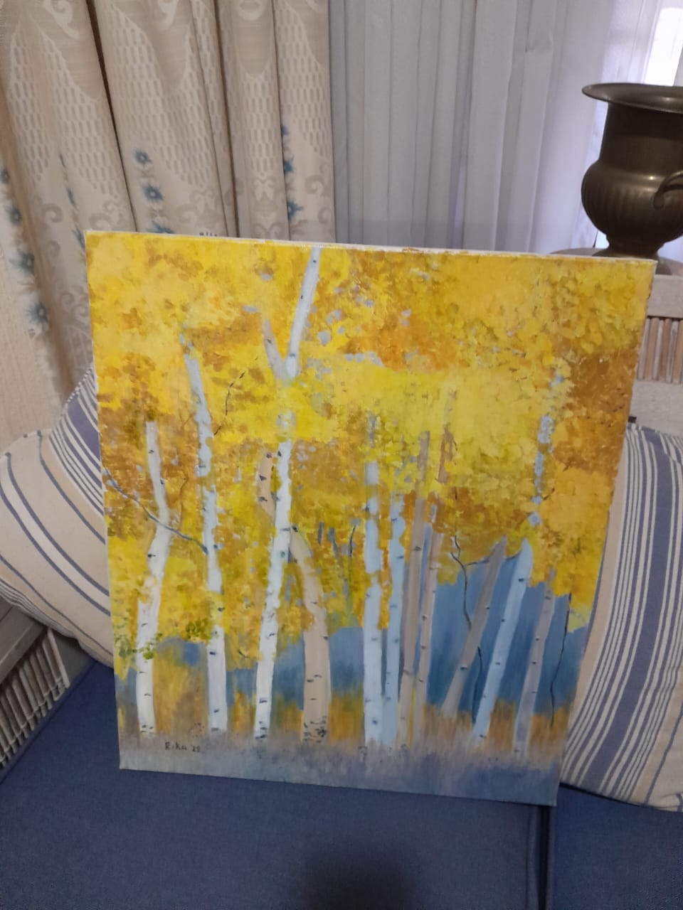 Berke bome deur Rika (51x61cm)