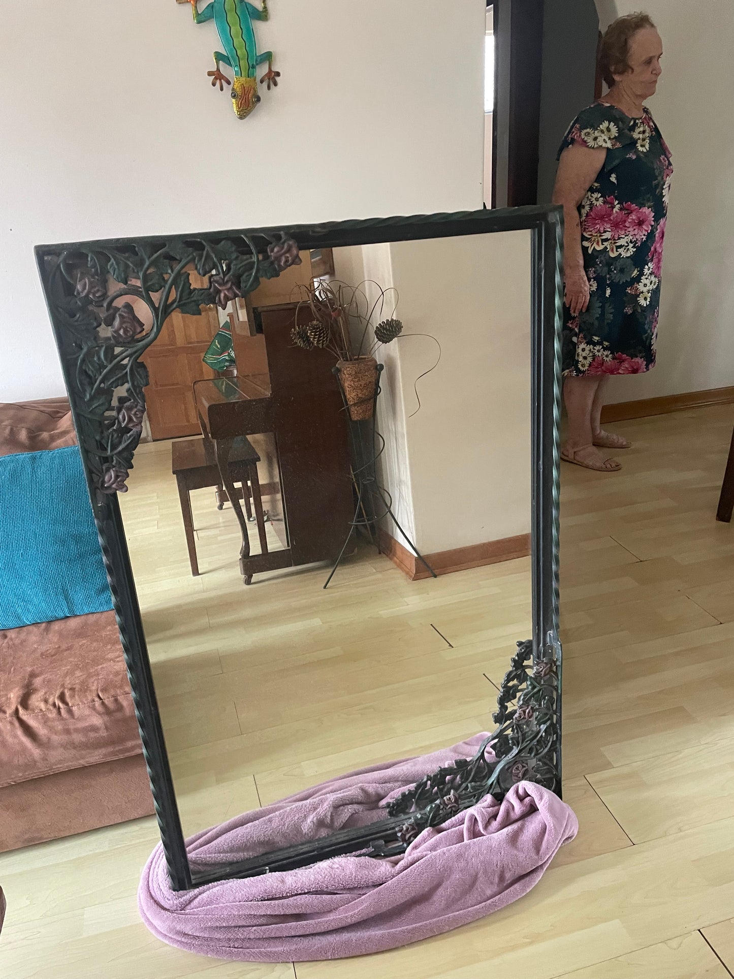 Wrought Iron Mirror 1.2m x 800mm