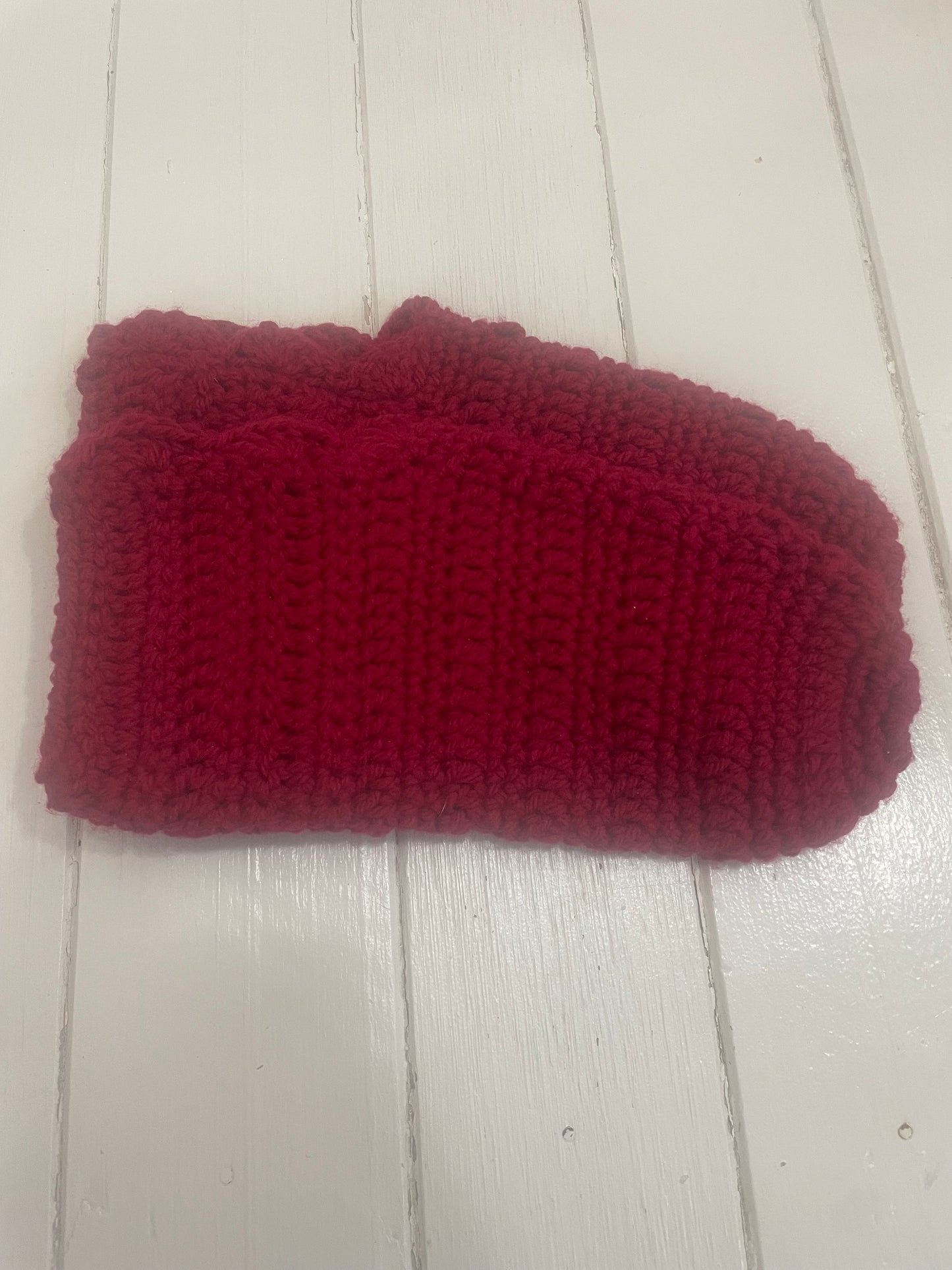 Crochet winter socks
