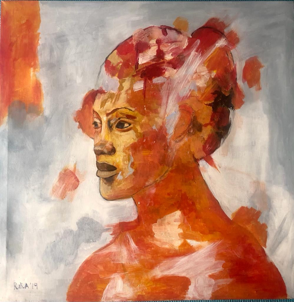 Dame Africaine by Rika (50x50cm)