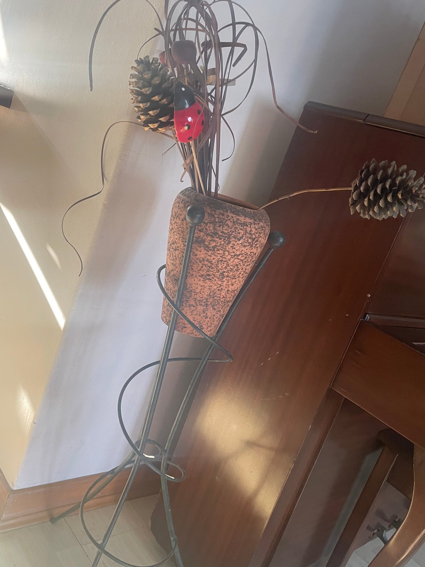 Wrought Iron Stand 1m high