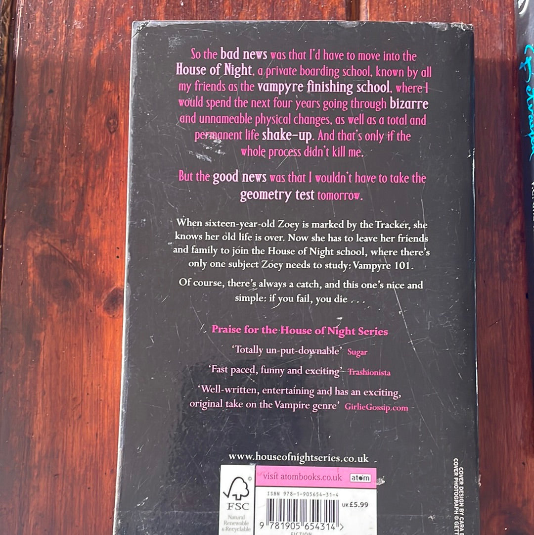 P.C and Kristin Cast - 8 x House of Night Novels