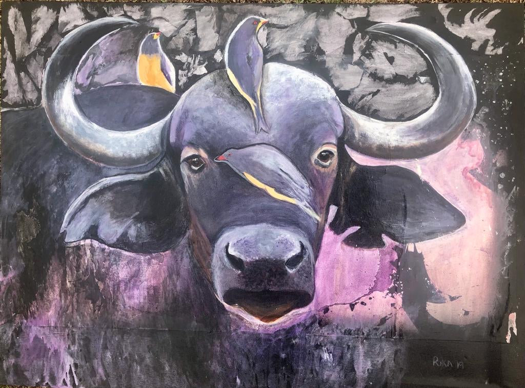 Buffalo by Rika (80x60cm)
