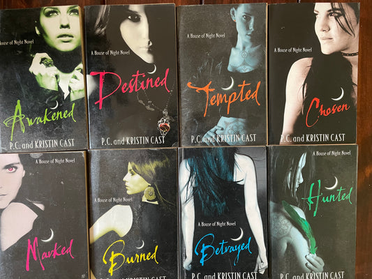 P.C and Kristin Cast - 8 x House of Night Novels
