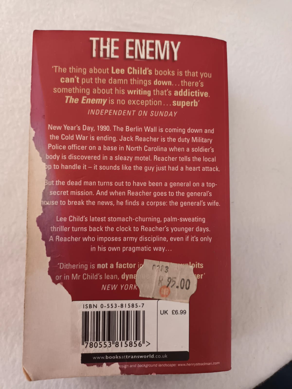 LEE CHILD - The Enemy