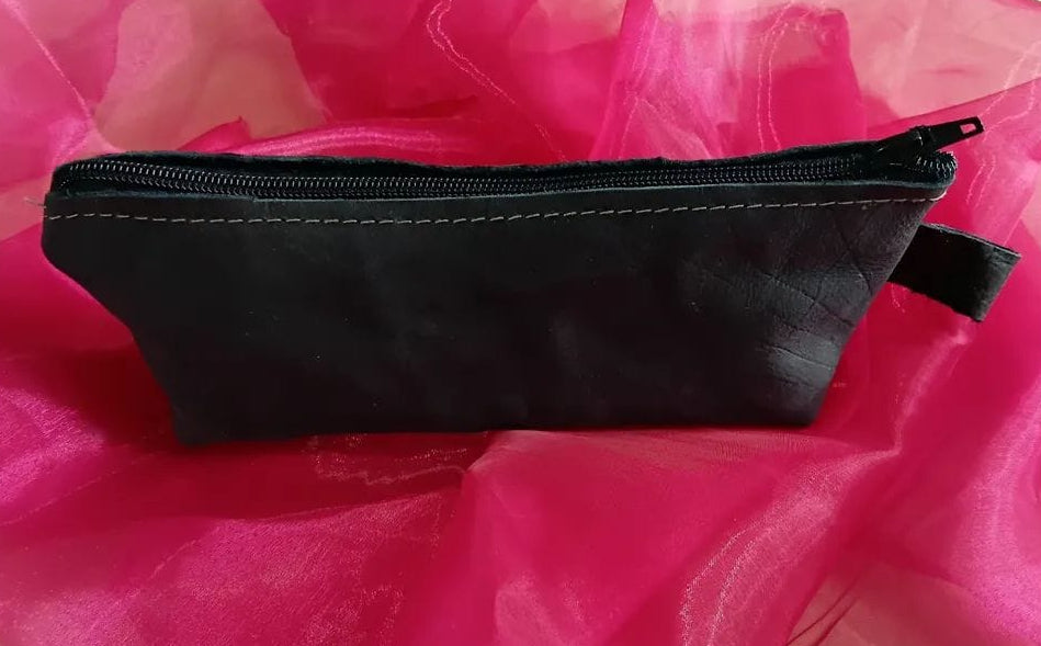 Leather pencil bags