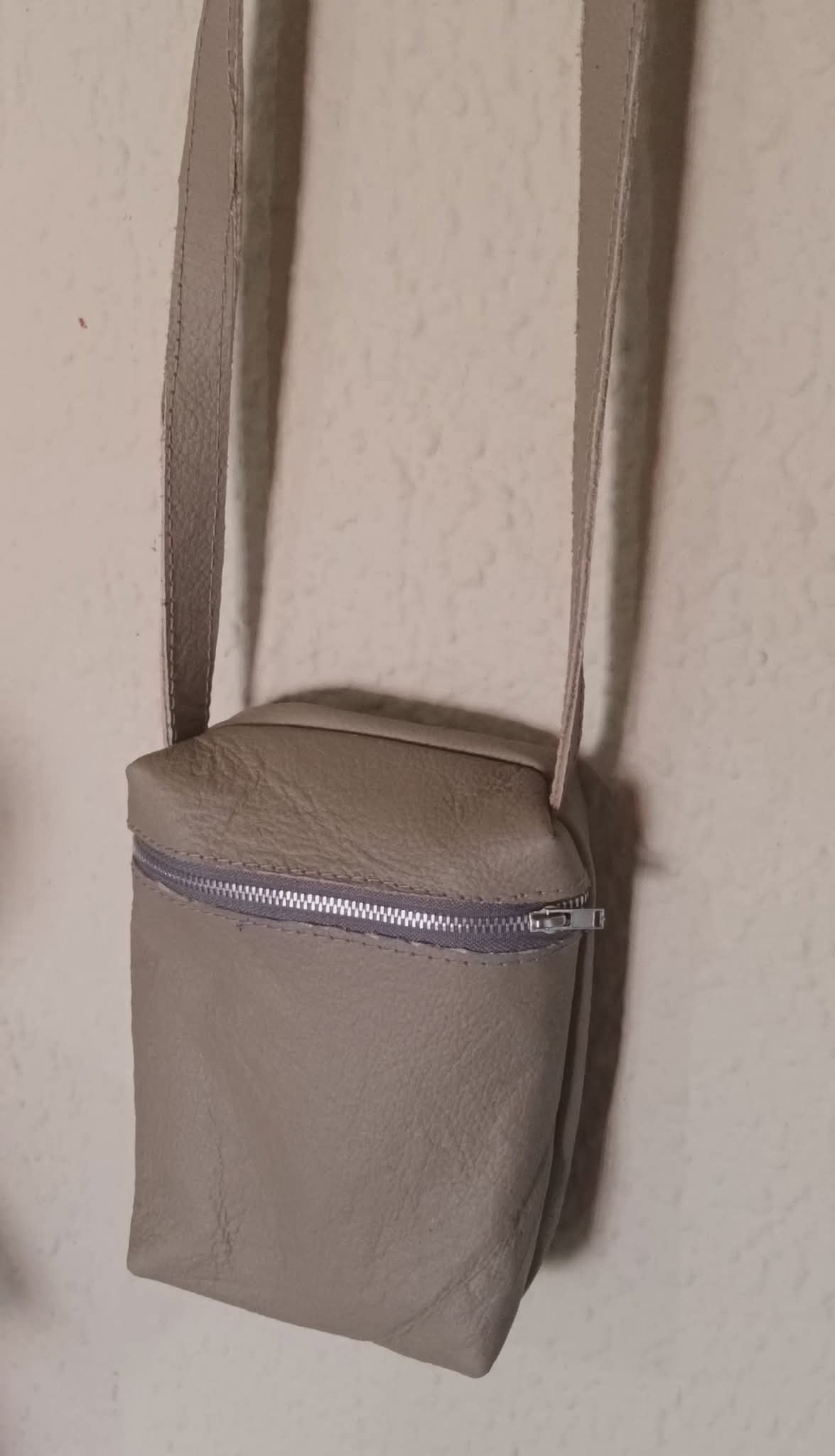 Leather sling bag