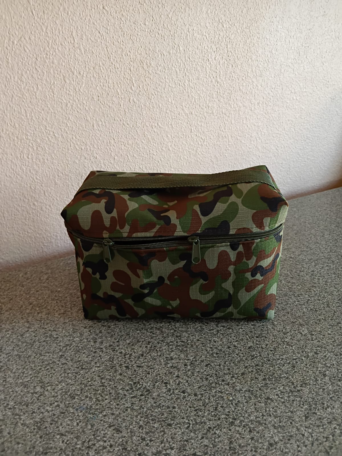 Canvas make-up/toiletry bag