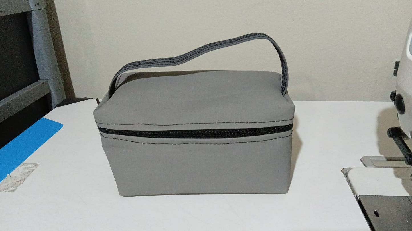 Canvas make-up/toiletry bag