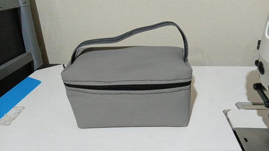 Canvas make-up/toiletry bag