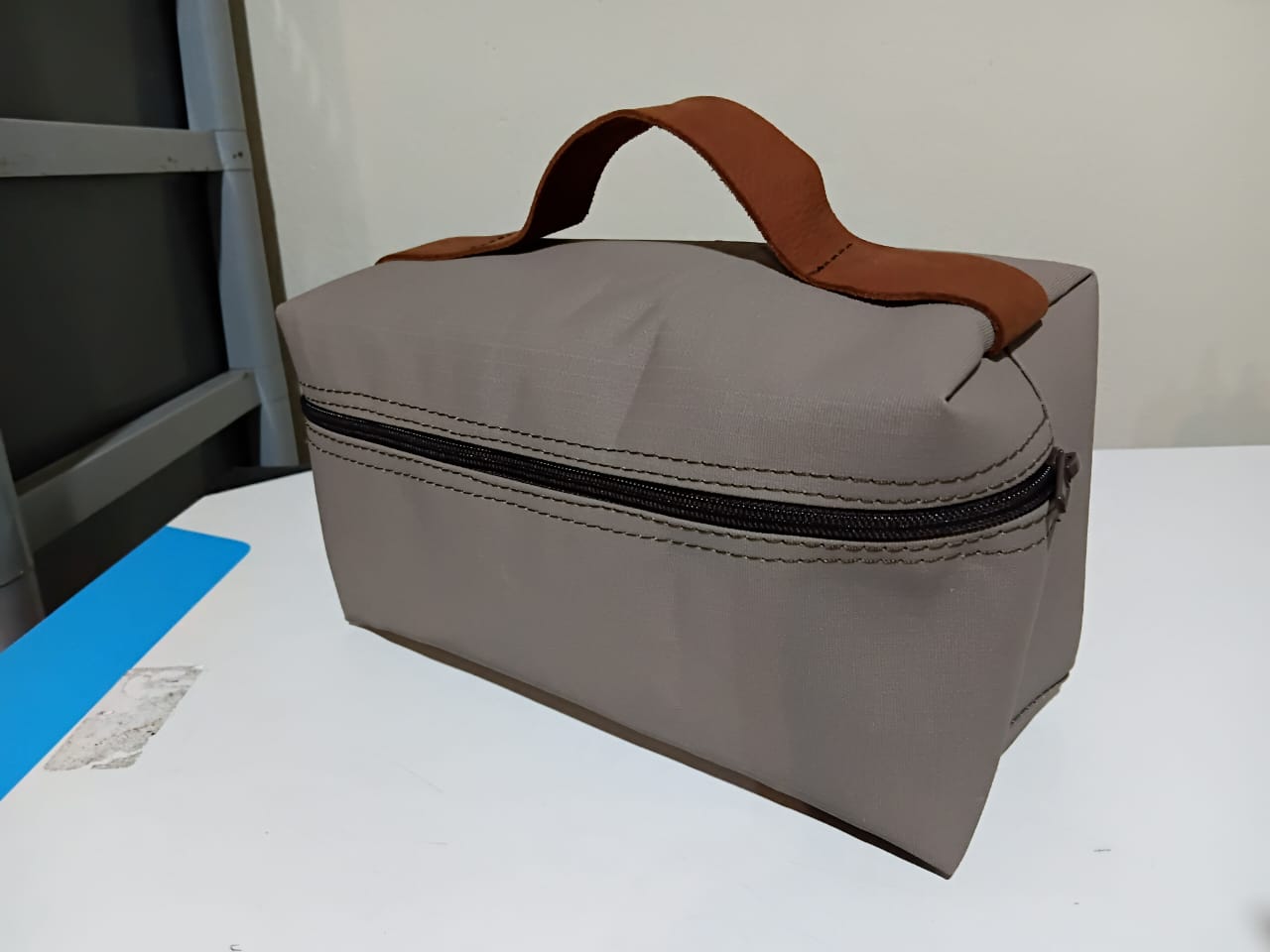 Canvas make-up/toiletry bag
