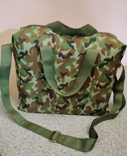 Canvas student sling bag