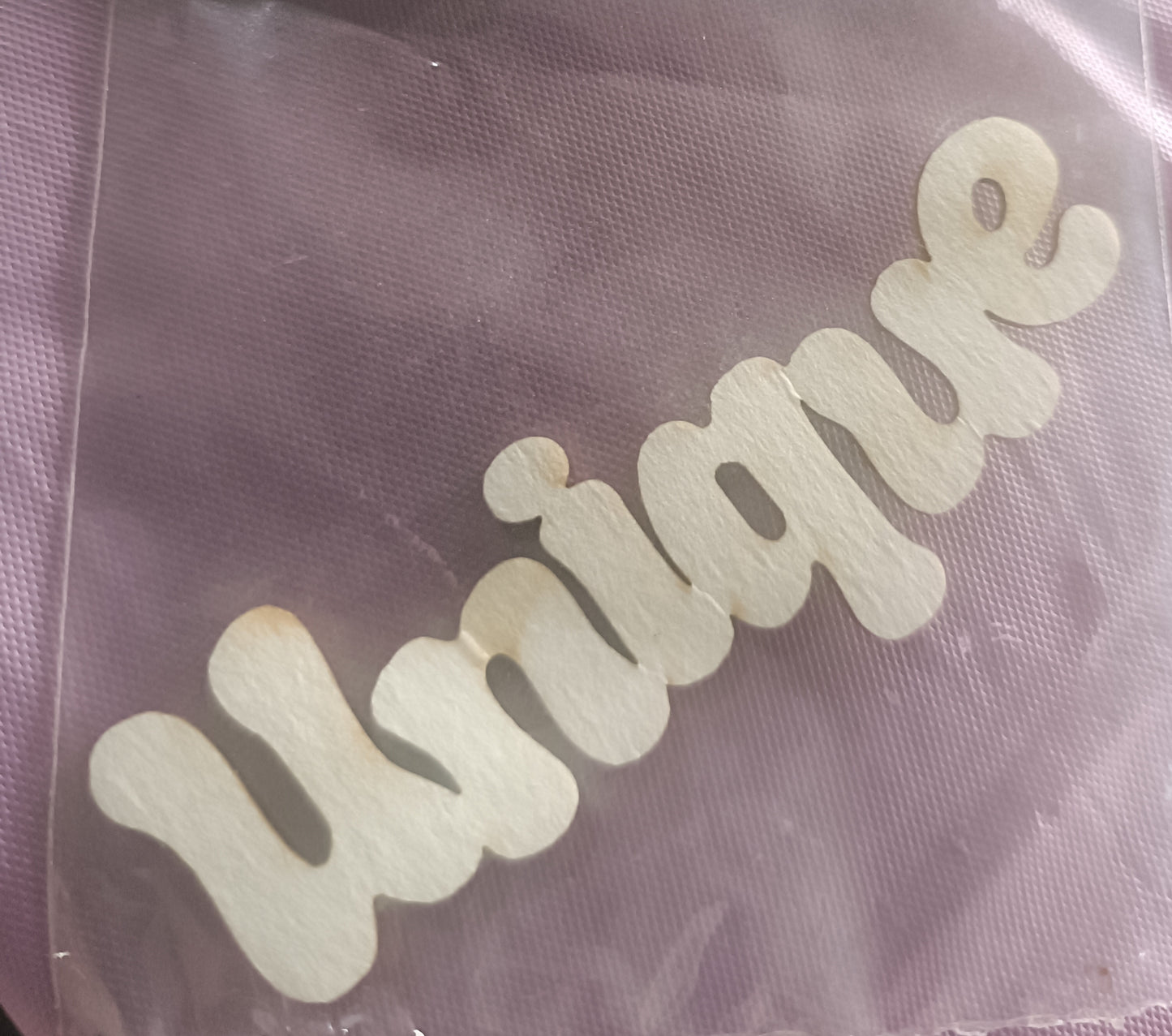 UNIQUE laser cutting