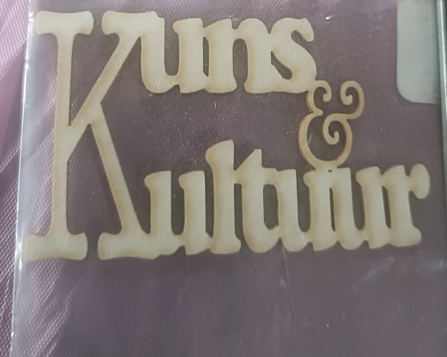 KUNS & KULTUUR laser cutting