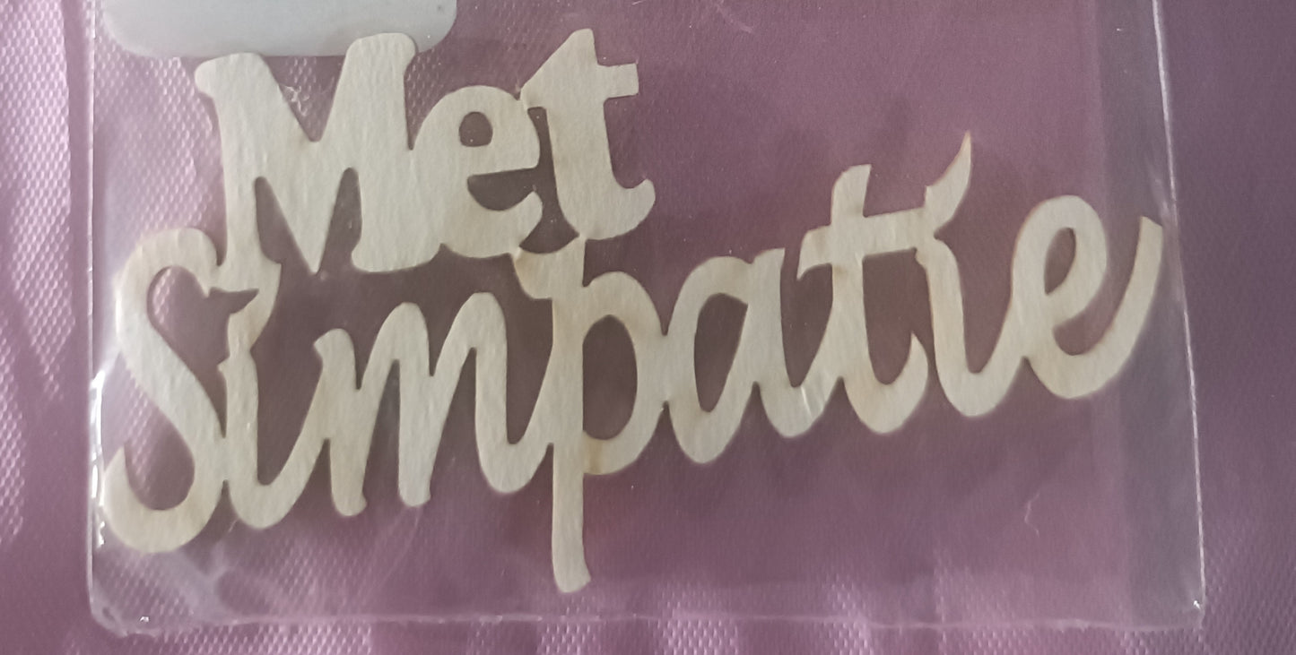 MET SIMPATIE laser cutting