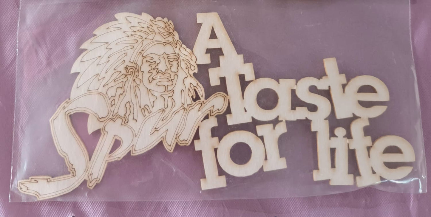 SPUR - A TASTE FOR LIFE laser cutting